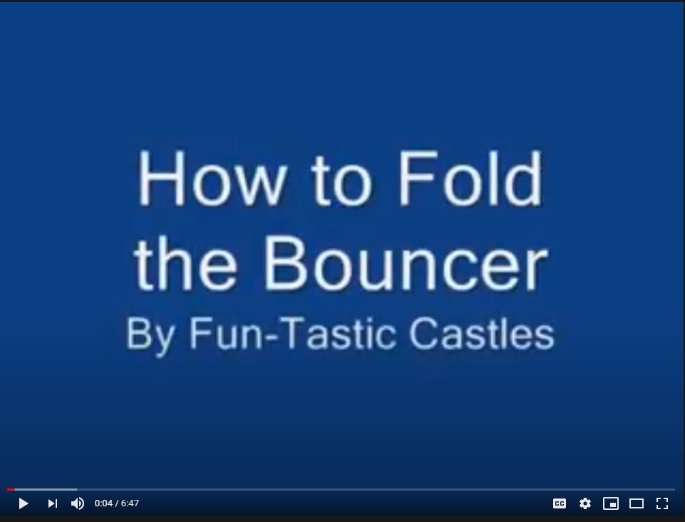 video--how to fold a bouncy castle